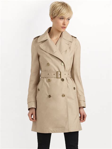 burberry brit women's wool coat|Burberry double breasted trench coat.